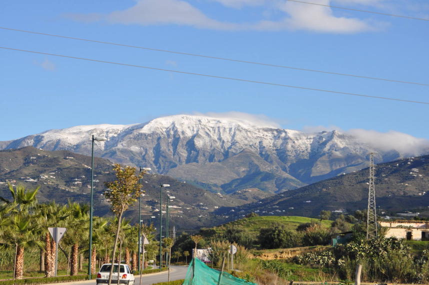 Snow in Malaga, Nov. 2012