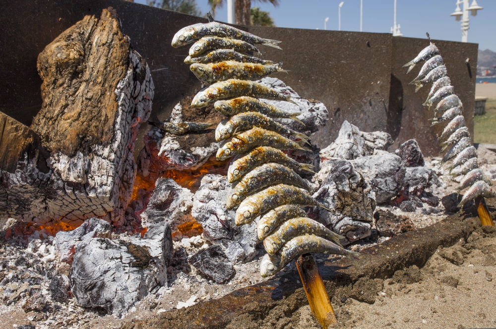 roasted sardines malaga